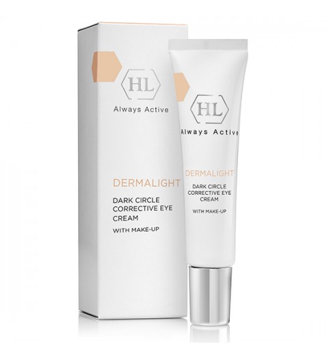 Holy Land (HL) Dermalight Dark Circle Corrective Eye Cream With Make-Up / Тональный крем для век с витаминами и антиоксидантами для уменьшения отечности и кругов под глазами, 15 мл