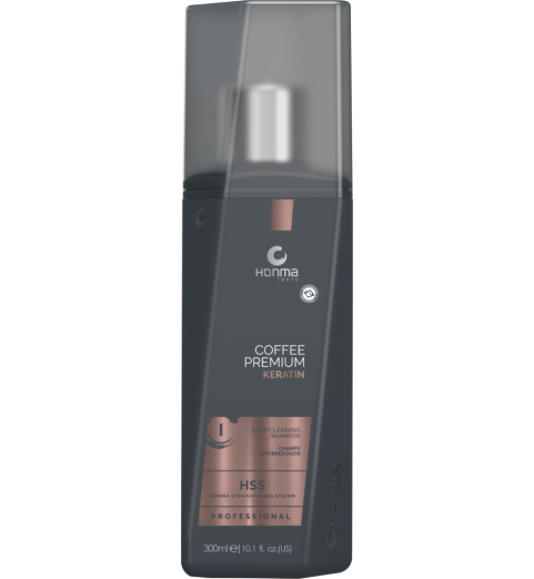 HonmaTokyo Шаг 1: Шампунь глубокой очистки Coffee Premium Deep Cleansing Shampoo, 300 мл