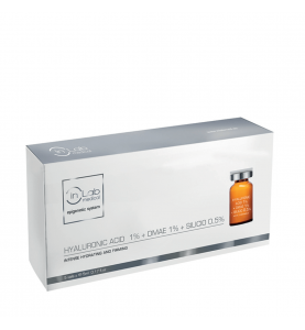 Inlab Medical Hyaluronic Acid 1% + DMAE 1% + Silicio 0,5% / Коктейль гиалуроновая кислота + ДМАЭ + Кремний, 5*5 мл