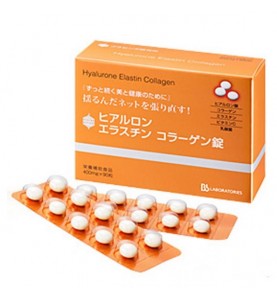 Hyalurone Elastine Collagen / БАД Гиалурон Эластин Коллагеновый комплекс в капсулах, 400 мг х 90 капсул