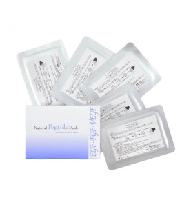 Jukohbi Natural Peptide Mask / Пептидная маска для лица, 5*18 мл