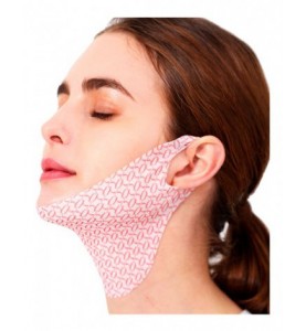 Lamucha V-UP Mask Strong Lifting Chin & Neck / Лифтинг-маска для овала лица и шеи, 3 шт.
