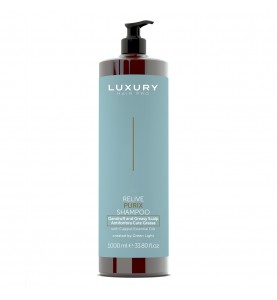 Luxury Hair Pro Relive Purix Dandruff And Greasy Scalp Shampoo / Шампунь против перхоти для жирной кожи головы, 1000 мл