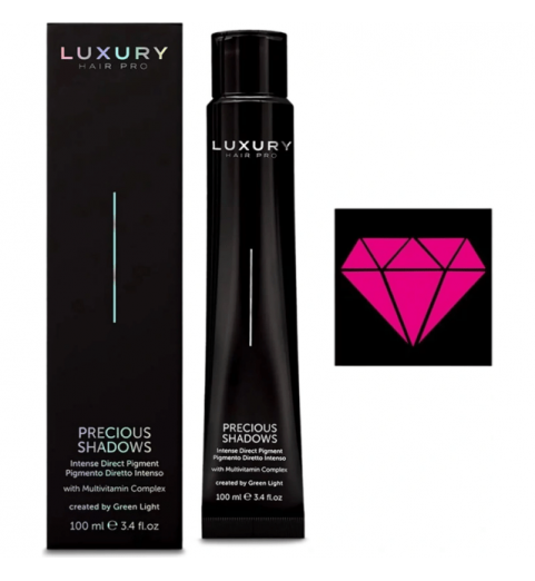 Luxury Hair Pro Precious Shadows Pink Diamond / Интенсивный прямой пигмент "Драгоценные оттенки" Розовый бриллиант, 100 мл