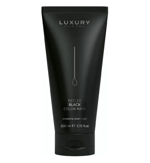 Luxury Hair Pro Reflex Color Mask Nero / Оттеночная маска Черная, 200 мл