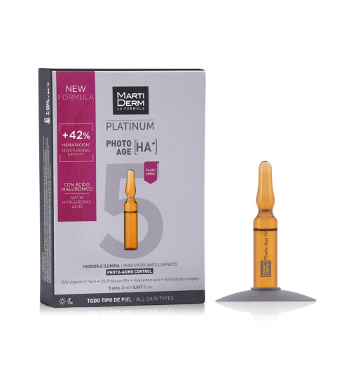Martiderm Photo-Age HA+ / Ампулы Коррекция фотостарения Гиалуроновая кислота +, 5x2 мл Martiderm Photo-Age HA+ / Ампулы Коррекция фотостарения Гиалуроновая кислота +, 5x2 мл