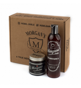Подарочный набор Morgans (шампунь + глина с кератином для укладки)
