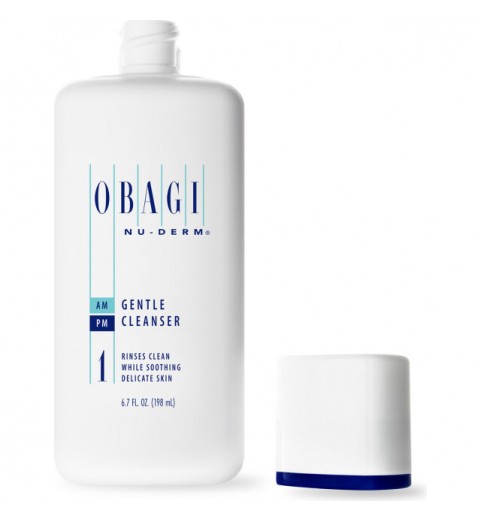 Obagi Nu-Derm Gentle Cleanser / Мягкий очищающий гель для чувствительной, сухой и нормальной кожи, 198 мл