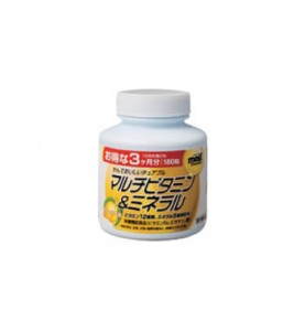Orihiro (Орихиро) БАД "Мультивитамины и минералы со вкусом манго", 180 таблеток