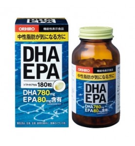 Orihiro (Орихиро) БАД "ДГК И ЭПК c витамином Е", 180 капсул