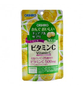 Orihiro (Орихиро) БАД "Витамин C со вкусом лимона", 120 таблеток