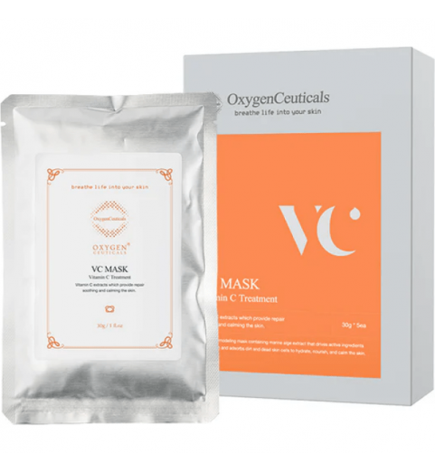 OxygenCeuticals Oxygen VC Mask / Кислородосодержащая восстанавливающая альгинатная маска, 5*30 г