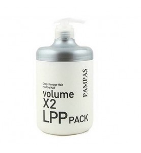 Pampas Professional Deep Damage Volume X2 LPP Hair Pack / Восстанавливающая маска Пампас. Интенсивная терапия поврежденных волос, 1000 мл