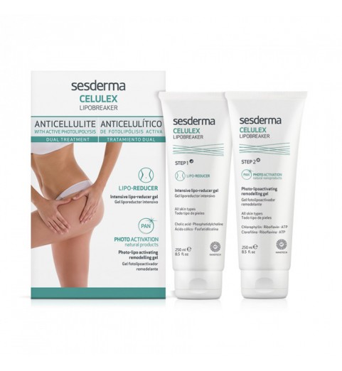 Sesderma Celulex Lipobreaker Step 1 + Step 2 / Система липолитического действия шаг 1 + шаг 2, 250 мл + 250 мл