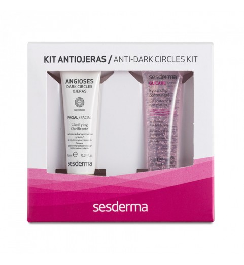 Sesderma Kit Anti-Dark Circles (Angioses + Glicare) / Набор от темных кругов вокруг глаз (Гель для век от темных кругов + Гель-контур для зоны вокруг глаз и губ), 15 мл + 15 мл