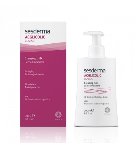 Sesderma Acglicolic Classic Cleansing Milk / Молочко очищающее с гликолевой кислотой, 200 мл