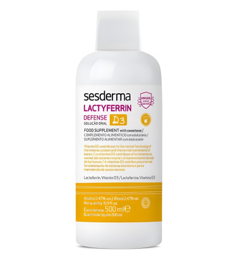 Sesderma Lactyferrin Defense D3 / БАД Лактиферрин Дефенс с витамином D3, 500 мл