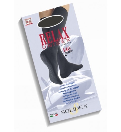 Гольфы с открытым носком Solidea Relax Unisex 140 18/21 mmHg
