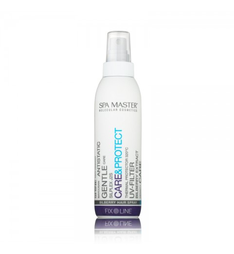 Spa Master Care & Protect Bilpberry Hair Spray / Спрей для защиты волос 320С° pH 4.0, 200 мл