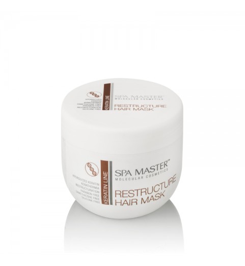 Spa Master Restructure Hair Mask / Реструктурирующая маска с кератином и кокосовым маслом, 500 мл