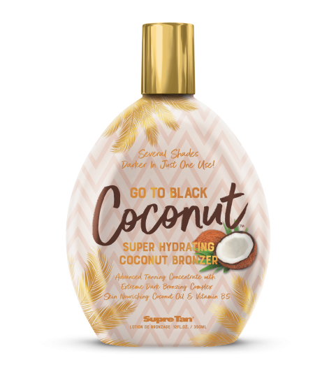 Supre Go to Black Coconut DHA Bronzer / Интенсивно увлажняющий кокосовый лосьон-активатор с бронзирующим комплексом, 350 мл