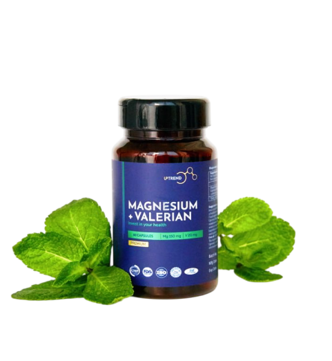 Uptrend Magnesium + Valerian Mg150+V20 / БАД Магний + Валериана, 500мг Uptrend Magnesium + Valerian Mg150+V20 / БАД Магний + Валериана, 500мг