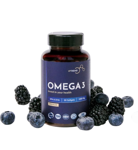 Uptrend Omega-3 Fish Oil, EPA 180 & DHA 120 / БАД Омега-3 Рыбий жир, ЭПК 180 и ДГК 120 Uptrend Omega-3 Fish Oil, EPA 180 & DHA 120 / БАД Омега-3 Рыбий жир, ЭПК 180 и ДГК 120