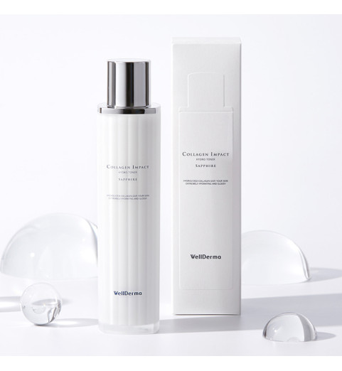 WellDerma Sapphire Collagen Impact Hydro Emulsion / Увлажняющая и омолаживающая эмульсия с коллагеном, 100 мл