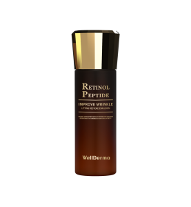 WellDerma Retinol Peptide Improve Wrinkle Lifting Restore Emulsion / Омолаживающая пептидная эмульсия на основе ретинола, 120 мл WellDerma Retinol Peptide Improve Wrinkle Lifting Restore Emulsion / Омолаживающая пептидная эмульсия на основе ретинола, 120 мл